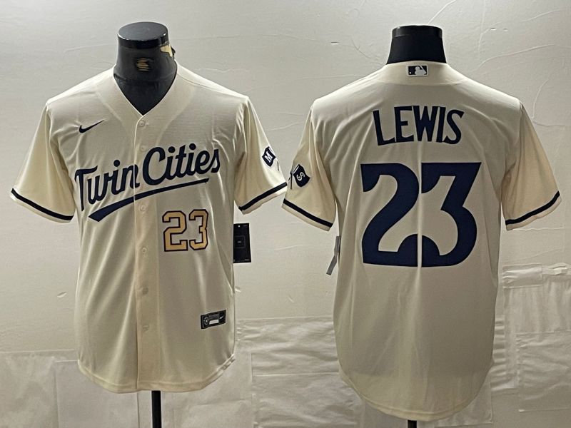 Men Minnesota Twins #23 Lewis Cream 2024 Nike Game MLB Jersey->green bay packers->NFL Jersey